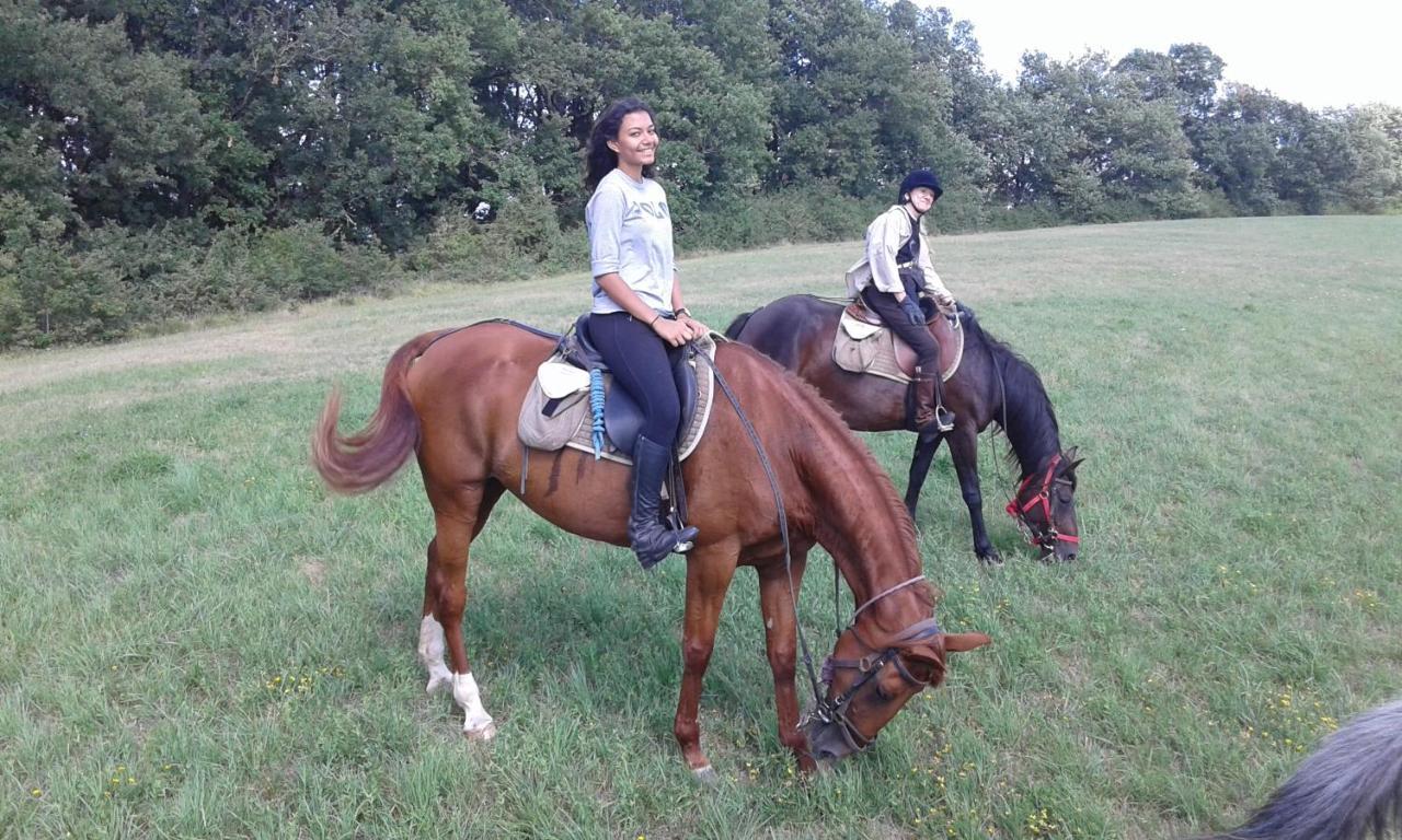 Ferme Equestre Des Abrons Villa Pailloles Bagian luar foto