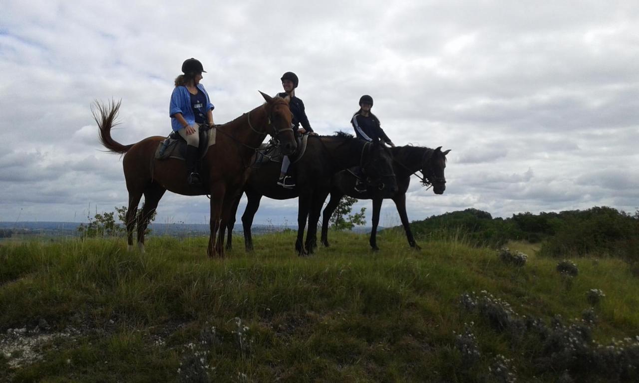Ferme Equestre Des Abrons Villa Pailloles Bagian luar foto