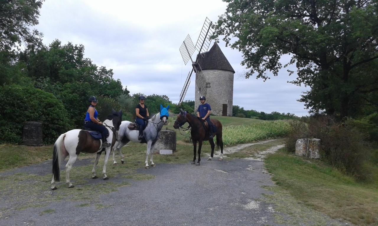 Ferme Equestre Des Abrons Villa Pailloles Bagian luar foto